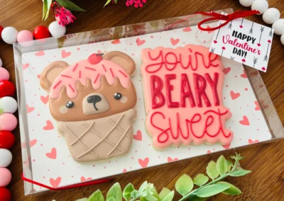 beary sweet valentine's day cookie set