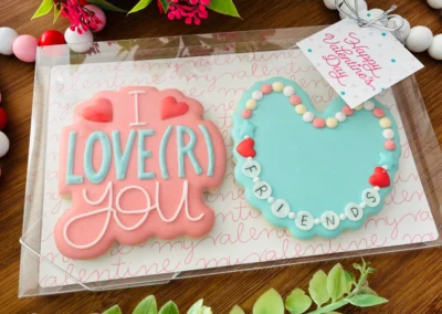 custom sugar cookies for valentine's day