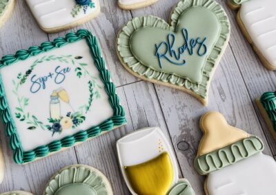custom cookies for birth announcement