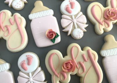 baby birth custom cookies