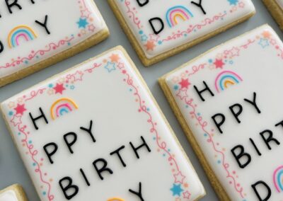 cute birthday cookies