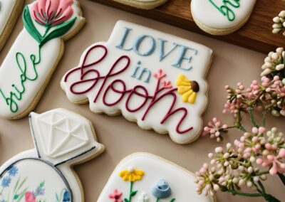 custom cookies for the bride