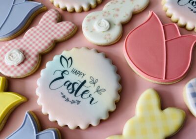 happy easter cookies