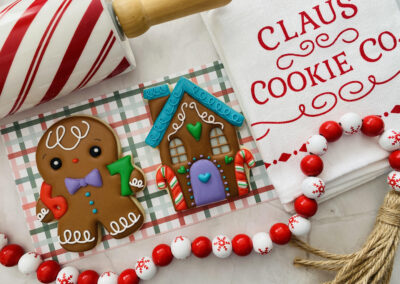 gingerbread shaped christmas cookies