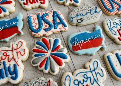 4th of july holiday cookies