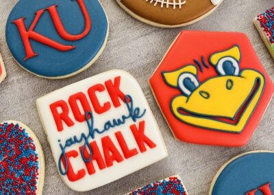 college mascot sugar cookies