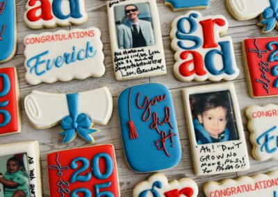 cookies with printed photo
